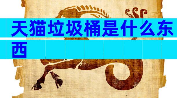 天猫垃圾桶是什么东西