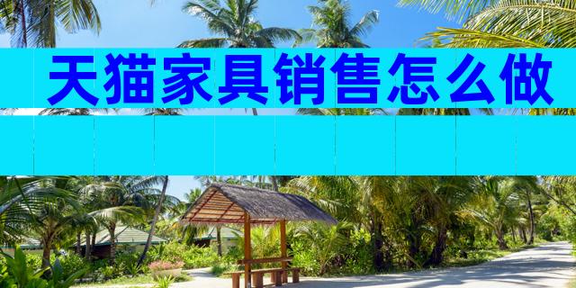 天猫家具销售怎么做