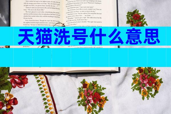 天猫洗号什么意思