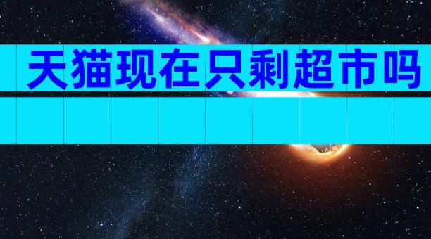 天猫现在只剩超市吗
