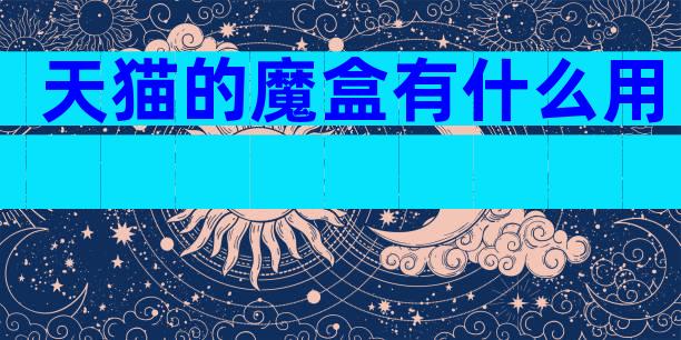 天猫的魔盒有什么用