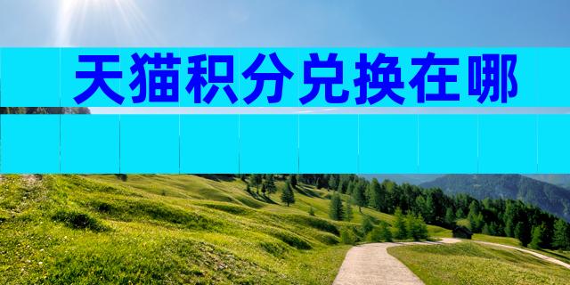 天猫积分兑换在哪