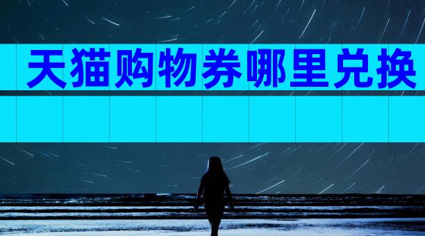 天猫购物券哪里兑换