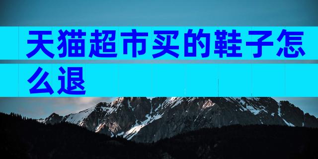 天猫超市买的鞋子怎么退