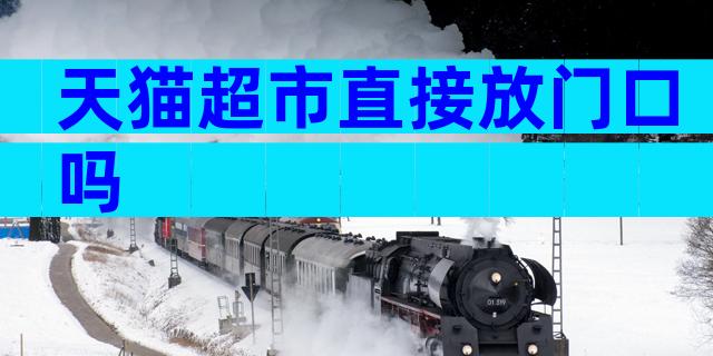 天猫超市直接放门口吗