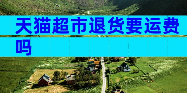 天猫超市退货要运费吗
