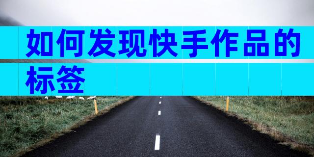 如何发现快手作品的标签