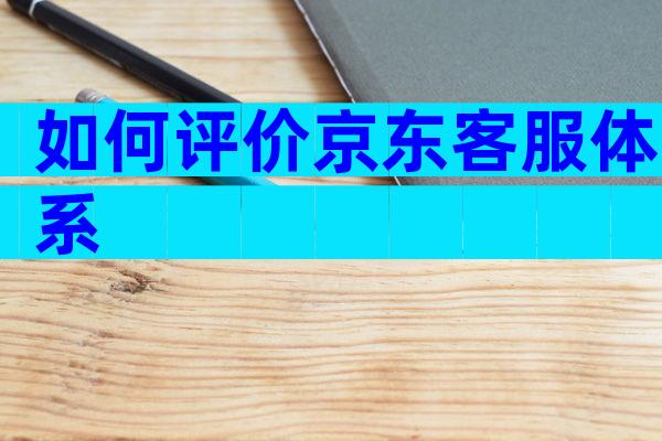 如何评价京东客服体系