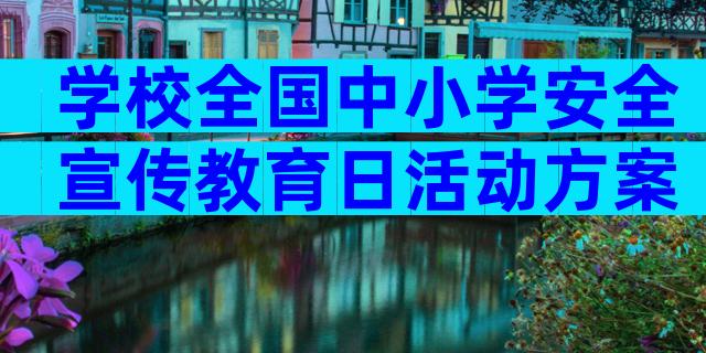 学校全国中小学安全宣传教育日活动方案（通用10篇）