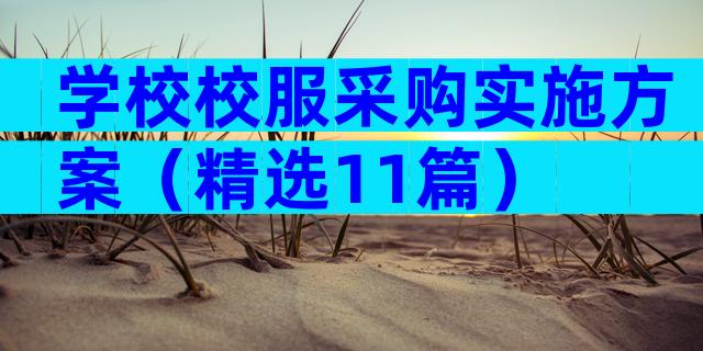 学校校服采购实施方案（精选11篇）