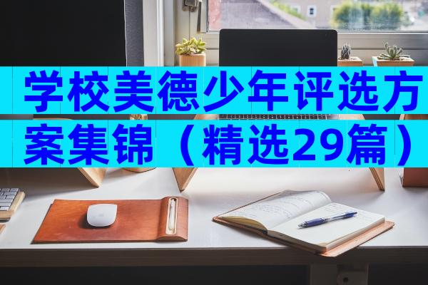 学校美德少年评选方案集锦（精选29篇）