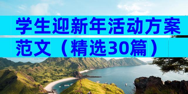 学生迎新年活动方案范文（精选30篇）