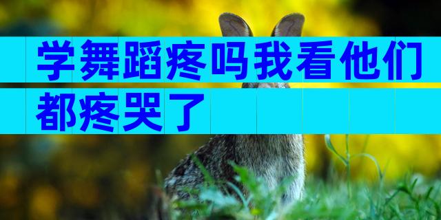 学舞蹈疼吗我看他们都疼哭了