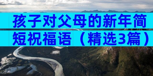 孩子对父母的新年简短祝福语（精选3篇）