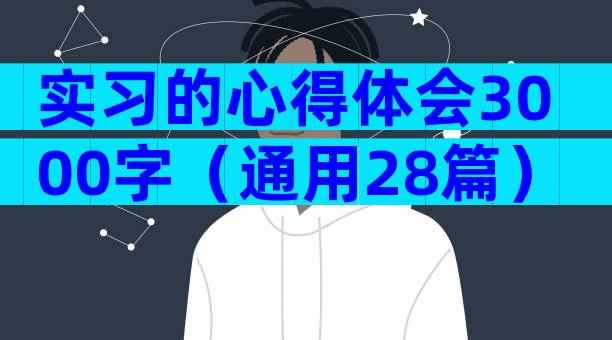 实习的心得体会3000字（通用28篇）