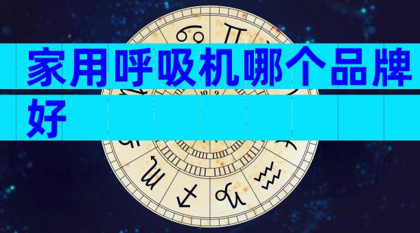 家用呼吸机哪个品牌好