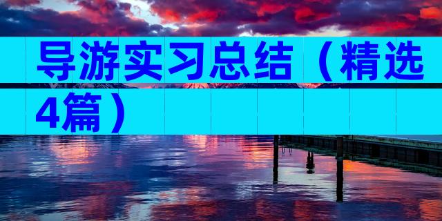 导游实习总结（精选4篇）