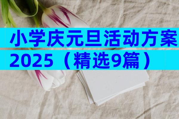小学庆元旦活动方案2025（精选9篇）
