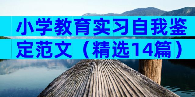 小学教育实习自我鉴定范文（精选14篇）