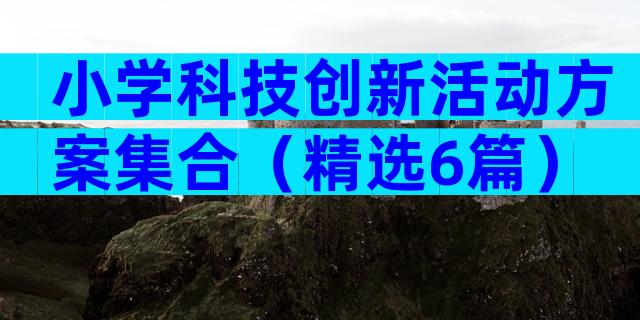 小学科技创新活动方案集合（精选6篇）