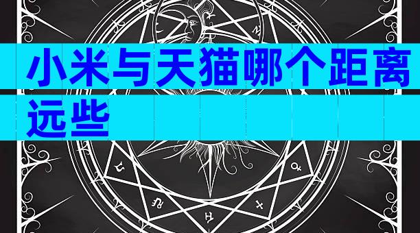 小米与天猫哪个距离远些
