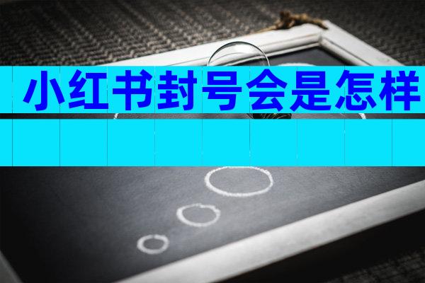 小红书封号会是怎样