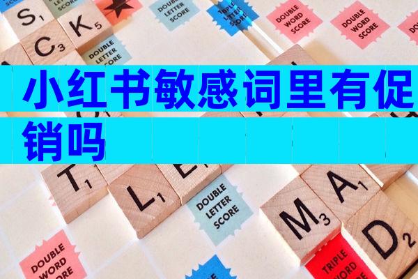 小红书敏感词里有促销吗