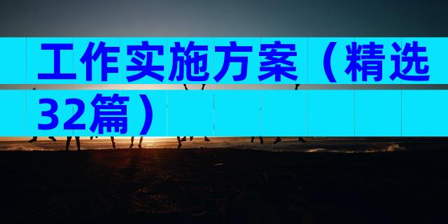 工作实施方案（精选32篇）