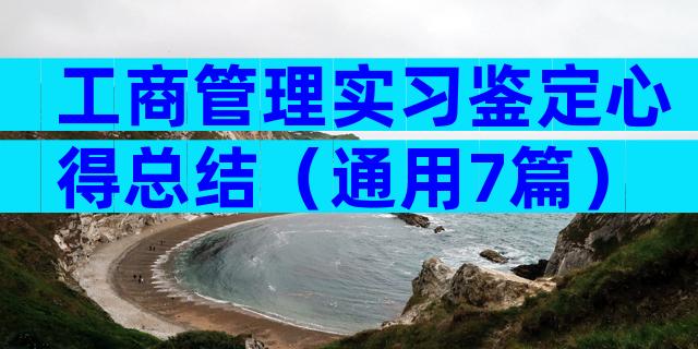 工商管理实习鉴定心得总结（通用7篇）