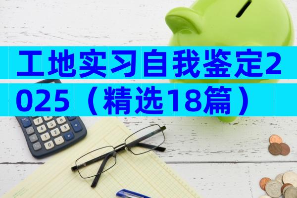 工地实习自我鉴定2025（精选18篇）