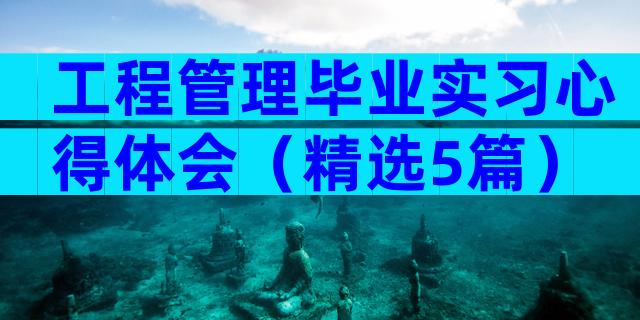 工程管理毕业实习心得体会（精选5篇）