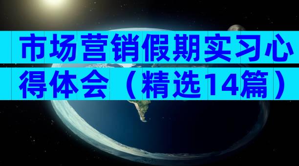 市场营销假期实习心得体会（精选14篇）