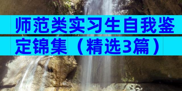 师范类实习生自我鉴定锦集（精选3篇）