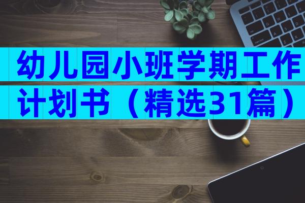 幼儿园小班学期工作计划书（精选31篇）