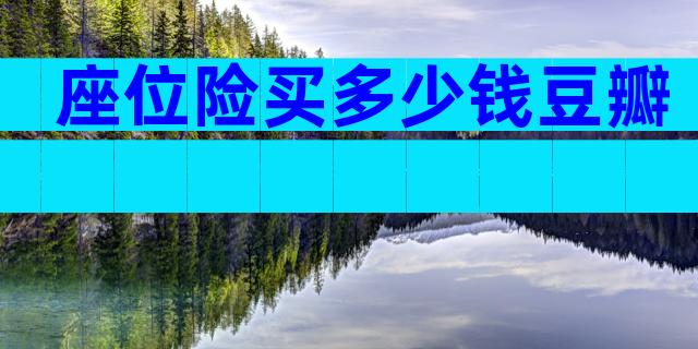 座位险买多少钱豆瓣