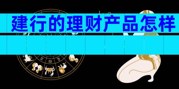 建行的理财产品怎样
