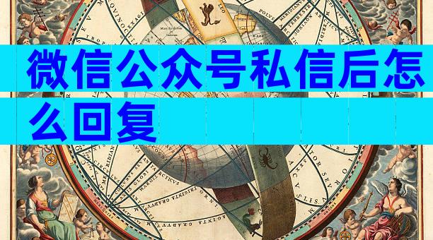 微信公众号私信后怎么回复