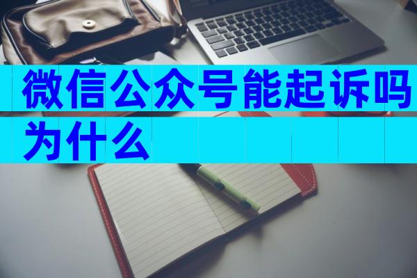 微信公众号能起诉吗为什么