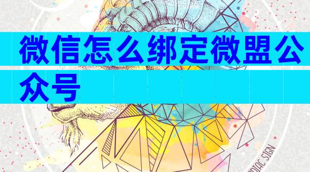 微信怎么绑定微盟公众号