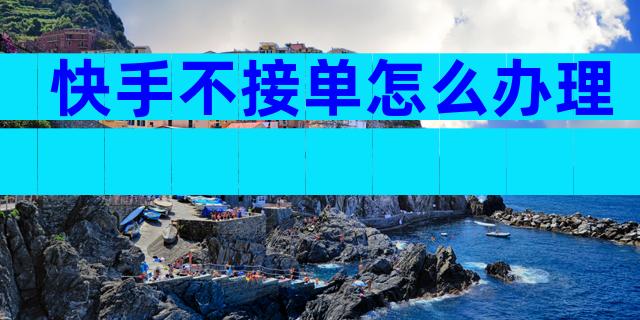 快手不接单怎么办理