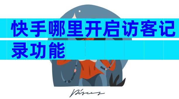 快手哪里开启访客记录功能