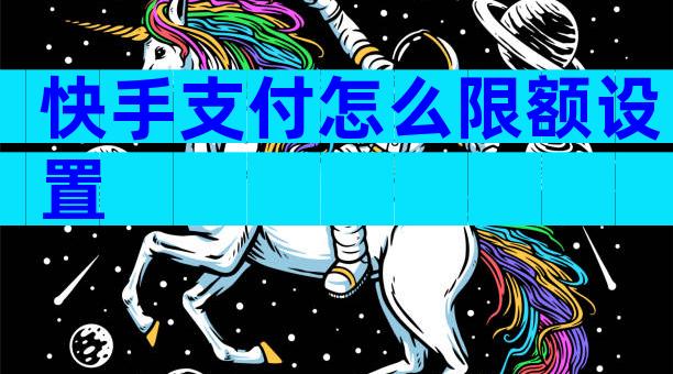 快手支付怎么限额设置