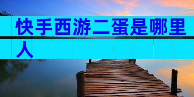 快手西游二蛋是哪里人