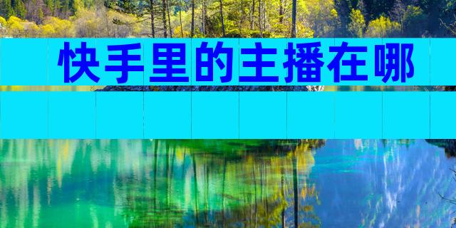 快手里的主播在哪