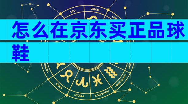 怎么在京东买正品球鞋