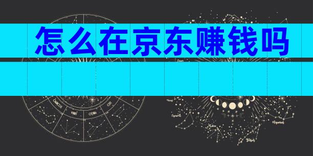 怎么在京东赚钱吗