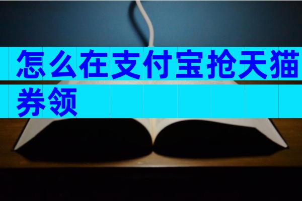 怎么在支付宝抢天猫券领