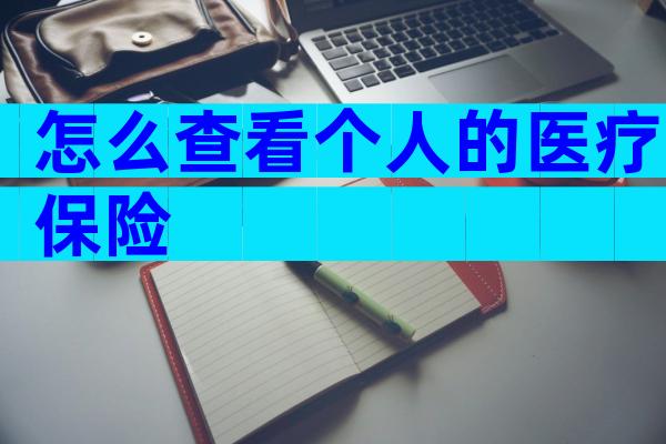 怎么查看个人的医疗保险
