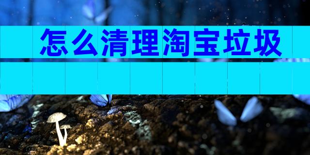 怎么清理淘宝垃圾