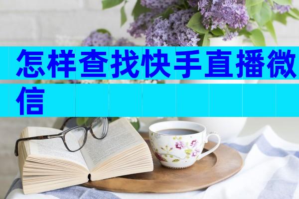 怎样查找快手直播微信